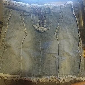 Lazer bluebjean skirt size 1